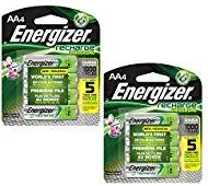 Rechargeable AA NiMH Batteries, 2000 mAh, 8 Count