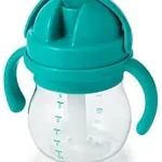 Oxo Tot 6 Ounce Transitions Straw Cup With Removable Handles Teal