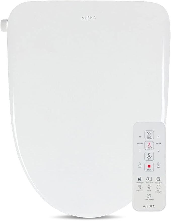 ALPHA BIDET UX Pearl Bidet Toilet Seat