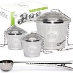 Tea Infuser Set For Loose Tea With Reusable Strainers