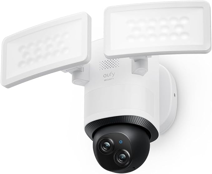 eufy Security Floodlight Camera Outdoor, 360° Pan & Tilt