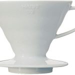 Hario V60 Ceramic Coffee Dripper, Size 02, White