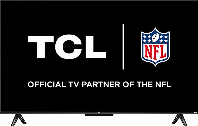 TCL 43 Class 4-Series 4K UHD HDR Smart Roku TV – 43S455, Black