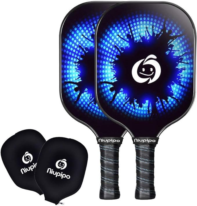 niupipo Pickleball Paddles, Carbon Fiber Face