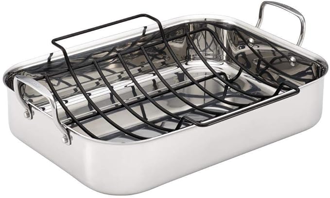 Anolon Triply Clad Stainless Steel Roaster