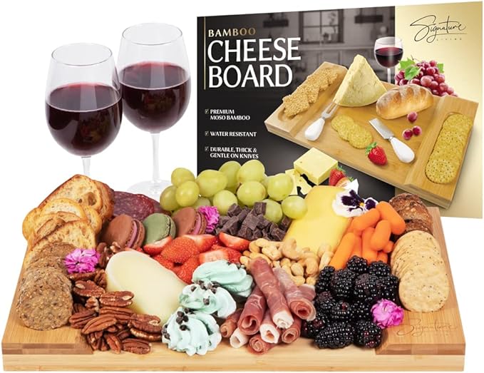 Signature Living Bamboo Cheese Board