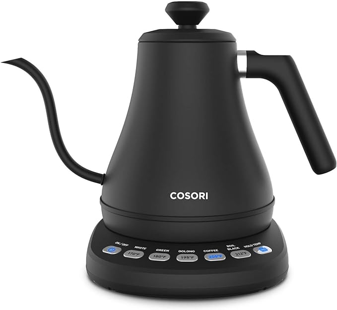 COSORI Electric Gooseneck Kettle with 5 Temperature Control