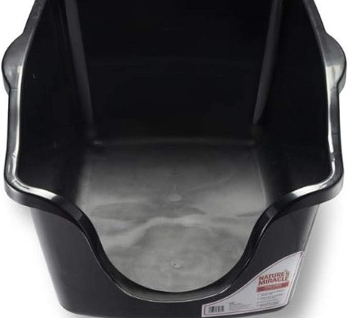 Natures Miracle High Sided Litter Box, 23 X 18.5 X 11 Inches