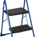 Cosco 2 Step Big Step, Steel Step Stool With Rubber Hand Grip, Blue