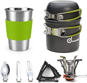 Odoland Camping Cookware Kit