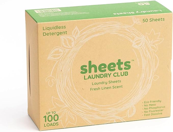 Sheets Laundry Club Laundry Detergent Sheets - Fresh Linen Scent