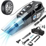 Varsk 4 In 1 Car Vacuum Cleaner With Digital Tire Pressure Gauge