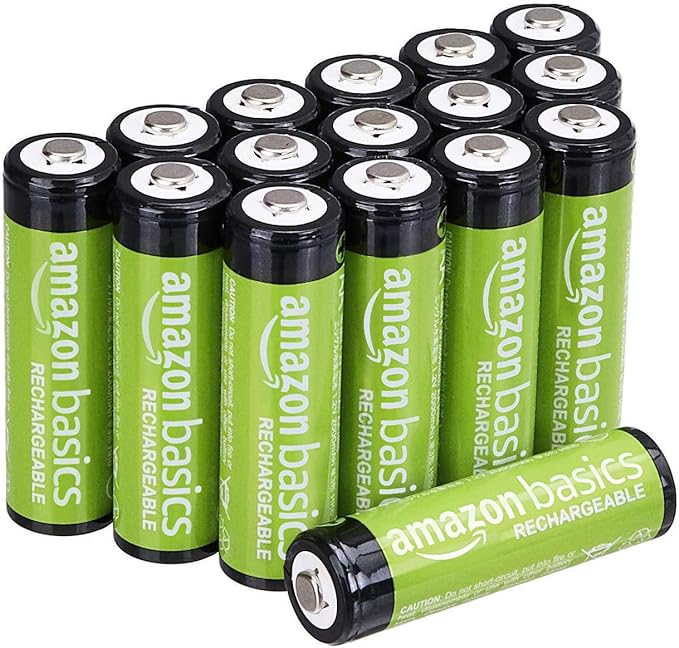 Amazon Basics Rechargeable AA NiMH Batteries