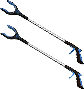 2-Pack Grabber Reacher with Rotating Jaw