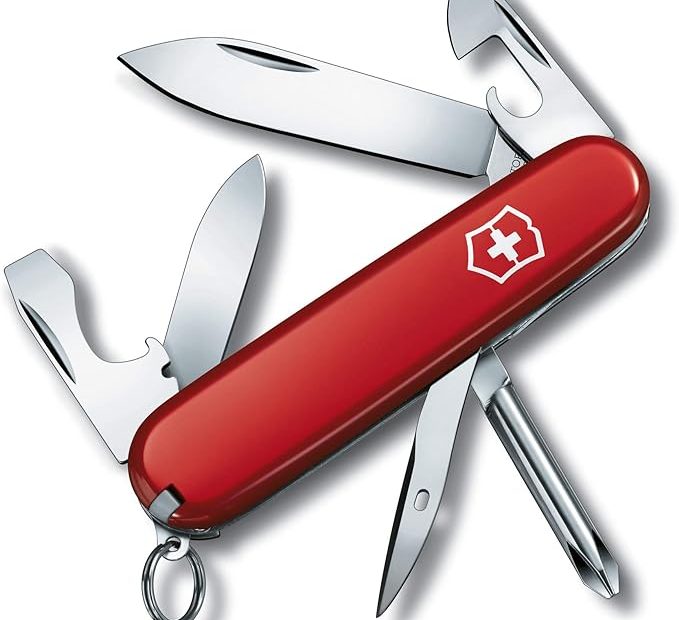 Victorinox Swiss Army Tinker Medium Pocket Knife Red 84 Mm