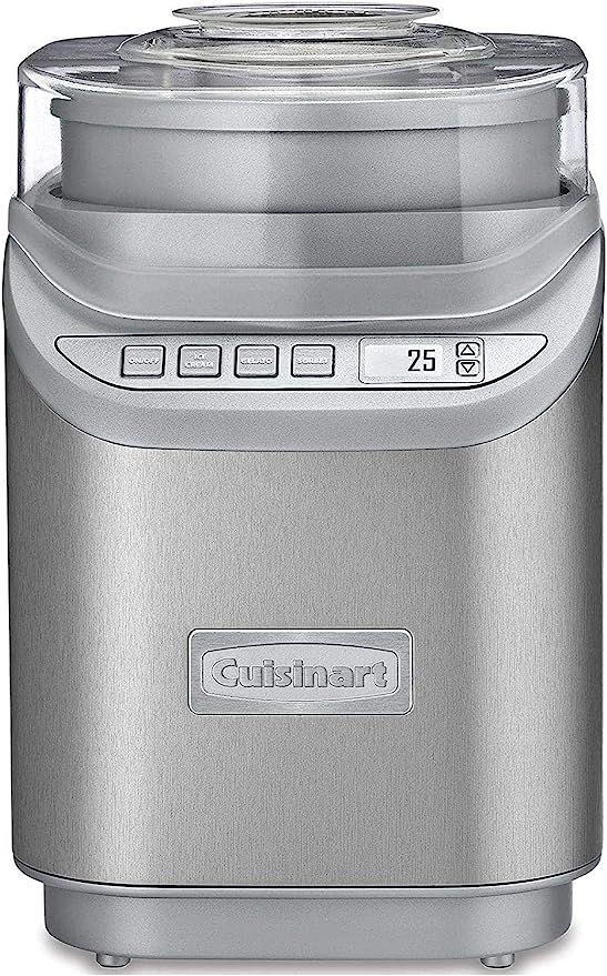 Cuisinart Ice Cream Maker Machine, Stainless Steel