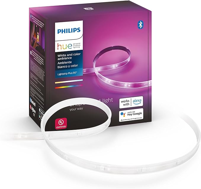 Philips Hue Indoor Smart LED Light Strip Plus Base Kit