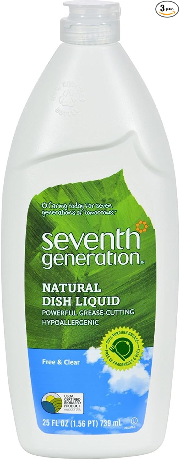 Seventh Generation Dish Washing Liquid Free and Clear