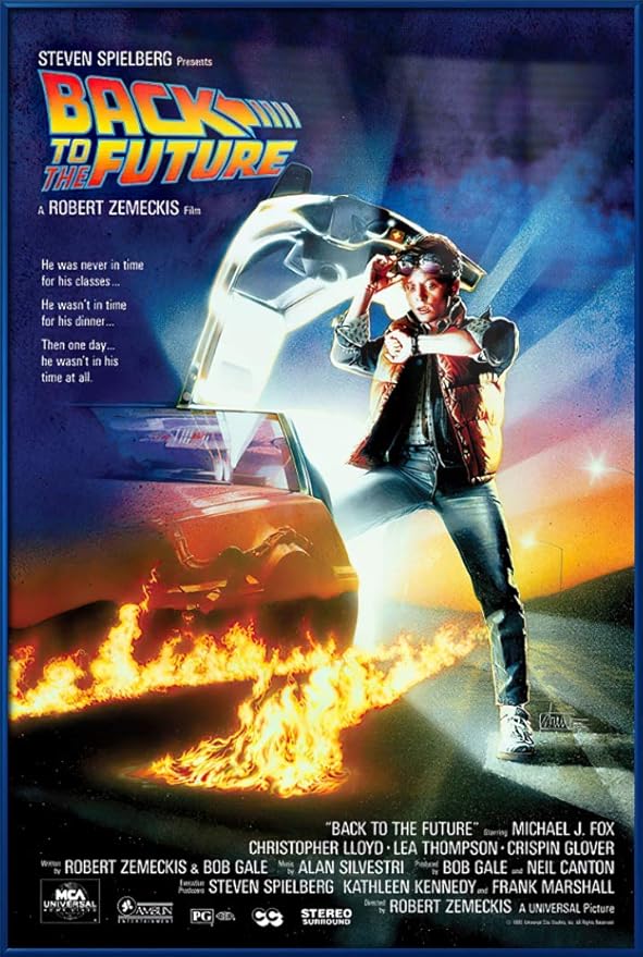 Back To The Future - Framed Movie Poster (Regular Style) (Size: 24 x 36)