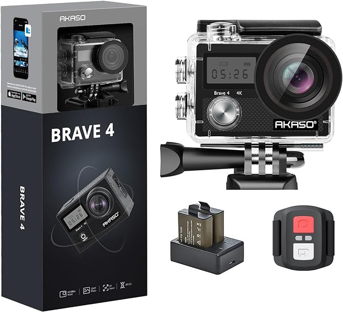 Akaso Brave 4 4k30fps Wifi Action Camera