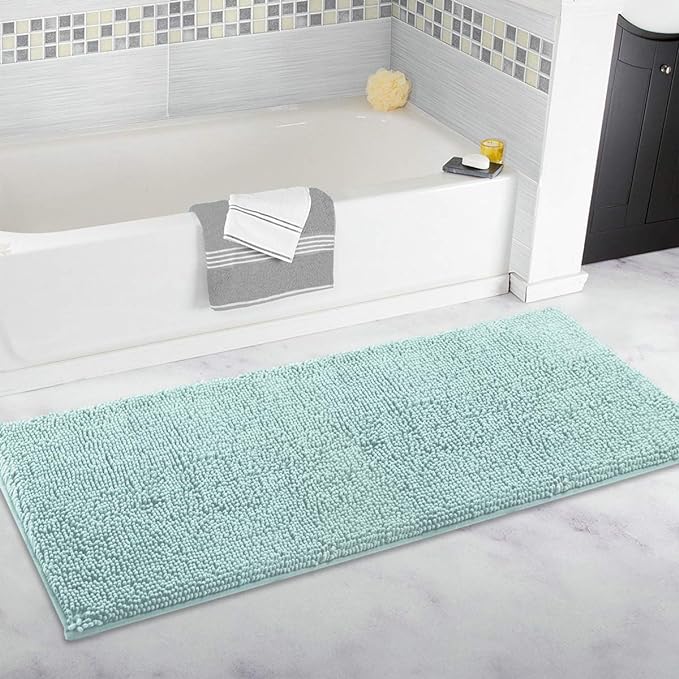 ITSOFT Plush Microfiber Long Runner Bath Mat