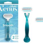 Gillette Venus Smooth Womens Razor 1 Handle + 2 Refills