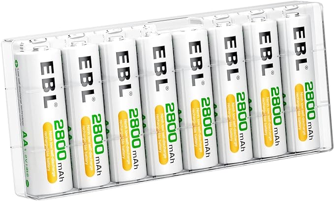 EBL Ni-MH AA Rechargeable Batteries