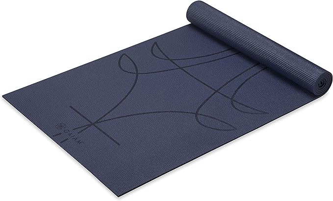 Gaiam Premium 6mm Print Yoga Mat