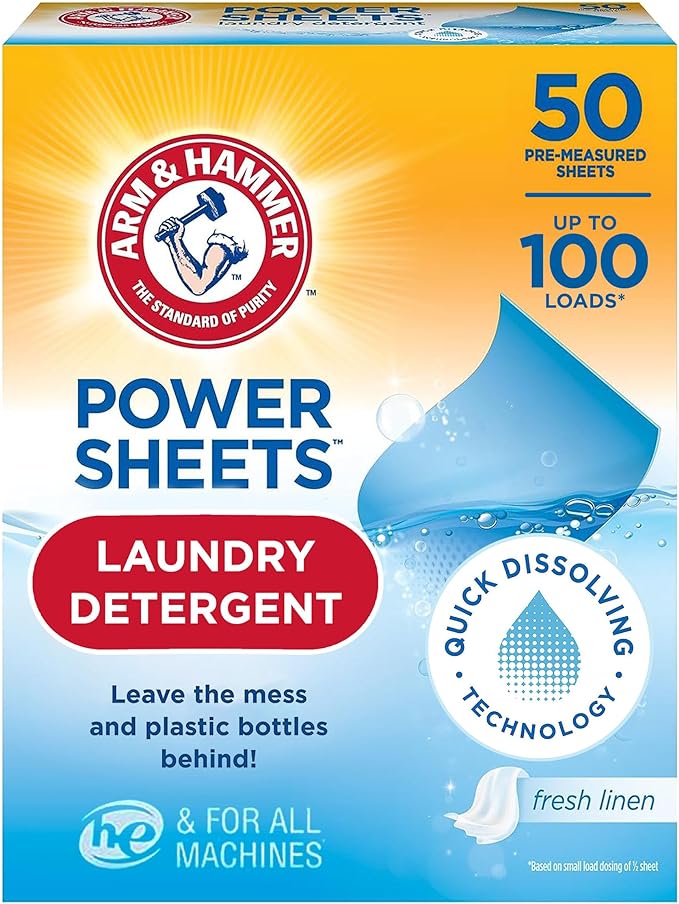 Arm & Hammer Power Sheets Laundry Detergent