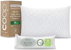 Coop Home Goods Adjustable Pillow for Sleeping