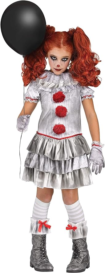 girls Girls Carnevil ClownCostume